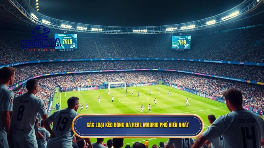 Các loại kèo bóng đá Real Madrid phổ biến nhất