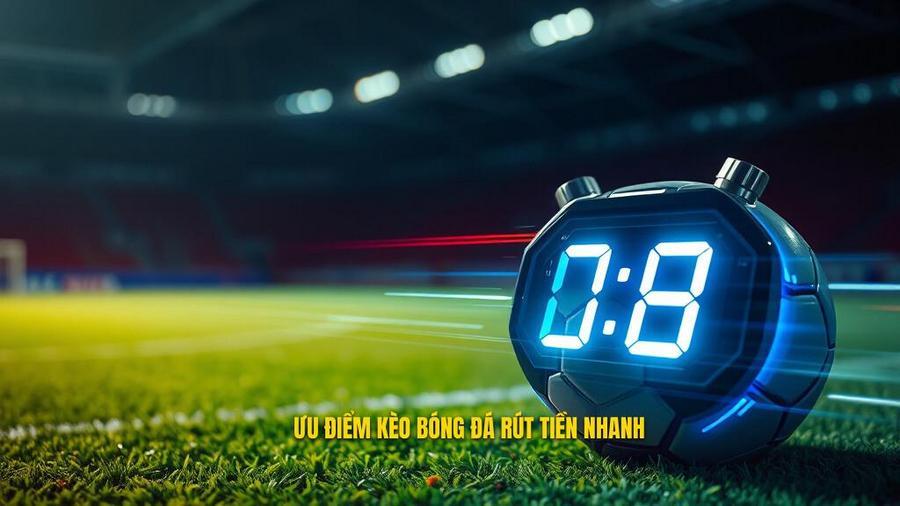1. Ưu điểm kèo bóng đá rút tiền nhanh